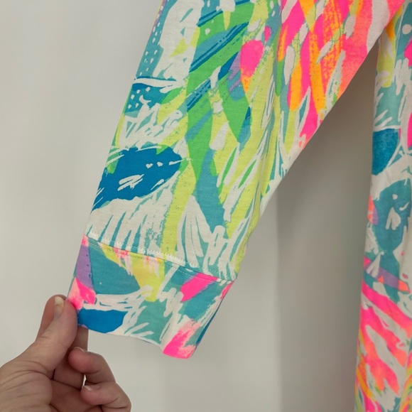 Lilly Pulitzer Marlowe Multi sparkling Sands shift Pima cotton dress Sz M - Picture 4 of 8